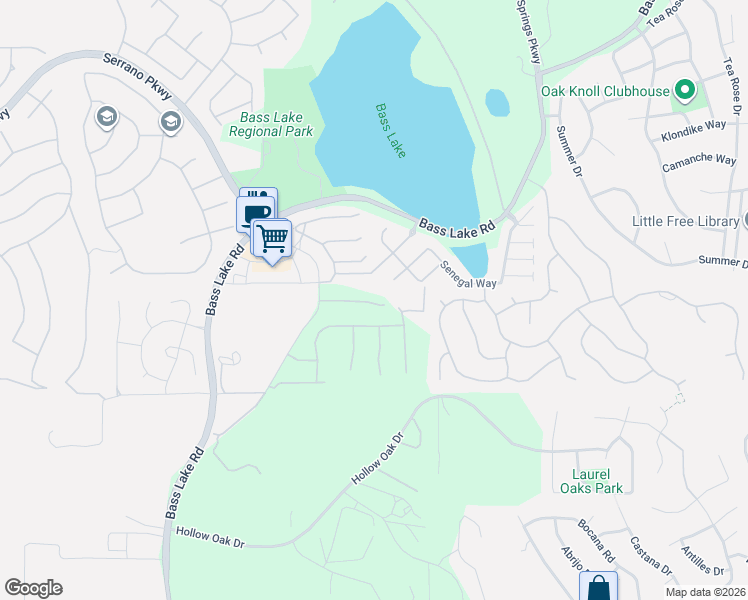 map of restaurants, bars, coffee shops, grocery stores, and more near 3351 Sienna Ridge Rd in El Dorado Hills