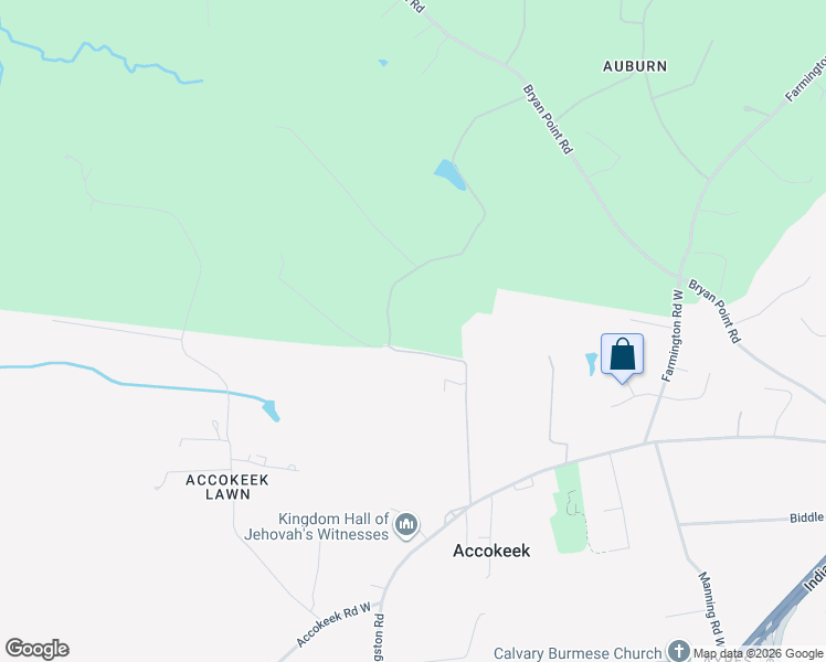 map of restaurants, bars, coffee shops, grocery stores, and more near 1160 Apple Valley Road in Accokeek