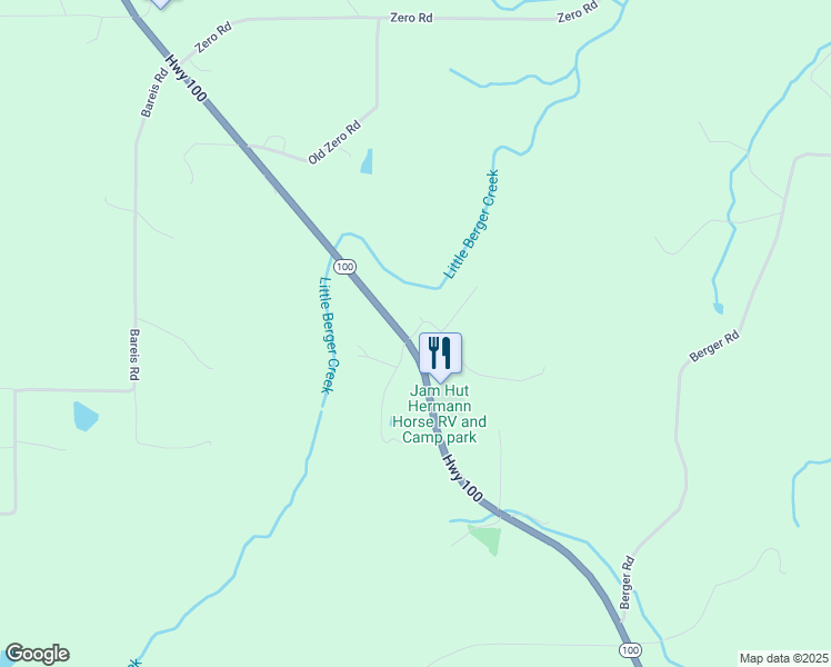 map of restaurants, bars, coffee shops, grocery stores, and more near 12339 Eldringhoff Lane in Berger