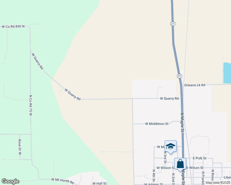map of restaurants, bars, coffee shops, grocery stores, and more near 146 West Quarry Road in Orleans
