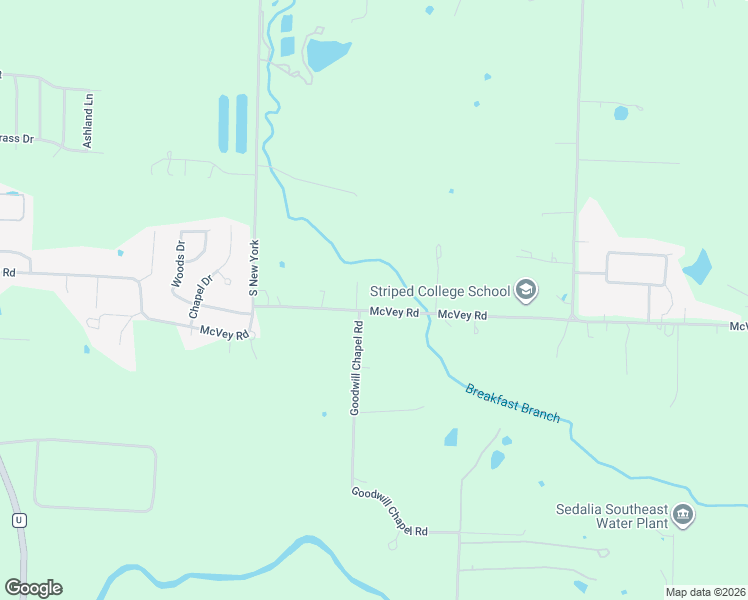map of restaurants, bars, coffee shops, grocery stores, and more near 1740-2050 40th Street in Sedalia