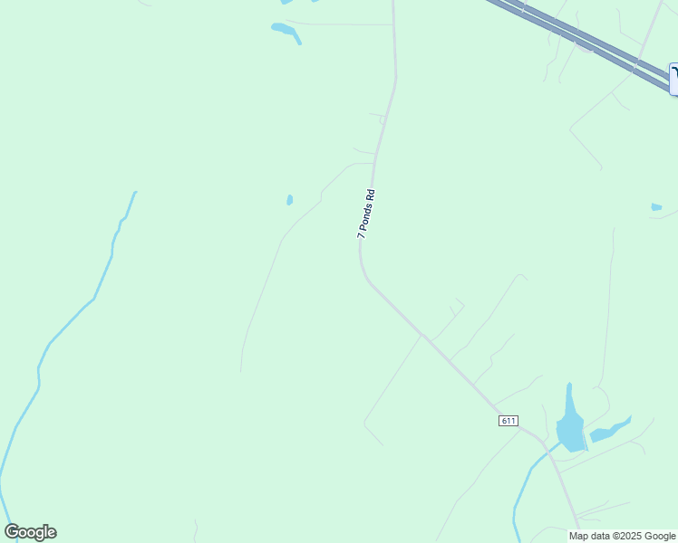 map of restaurants, bars, coffee shops, grocery stores, and more near 275 7 Ponds Road in Amissville
