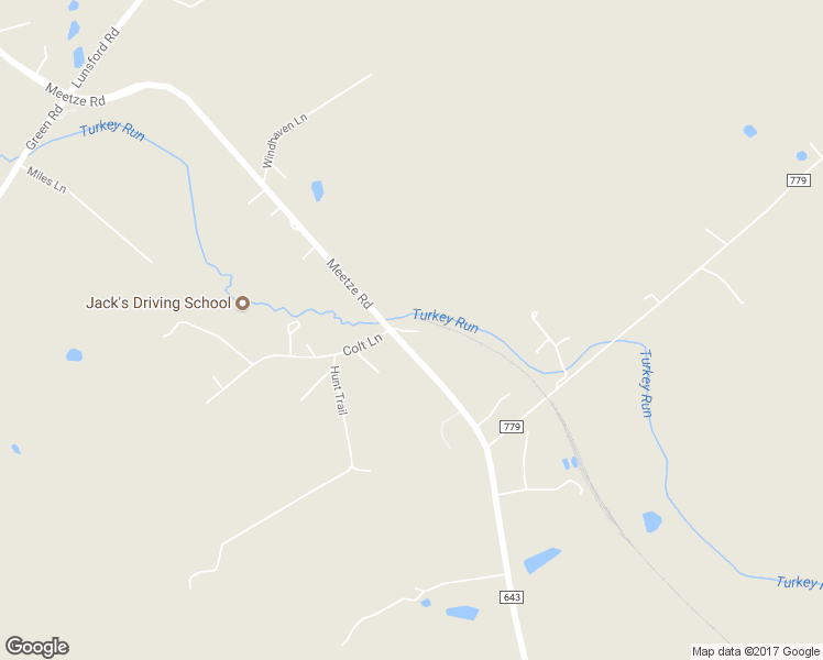 map of restaurants, bars, coffee shops, grocery stores, and more near 8833 Meetze Road in Warrenton