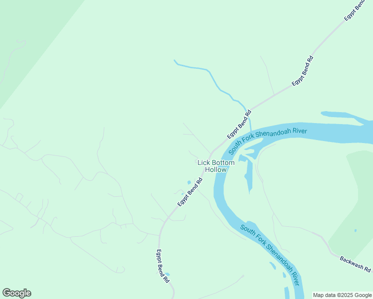 map of restaurants, bars, coffee shops, grocery stores, and more near 1530 Egypt Bend Road in Luray