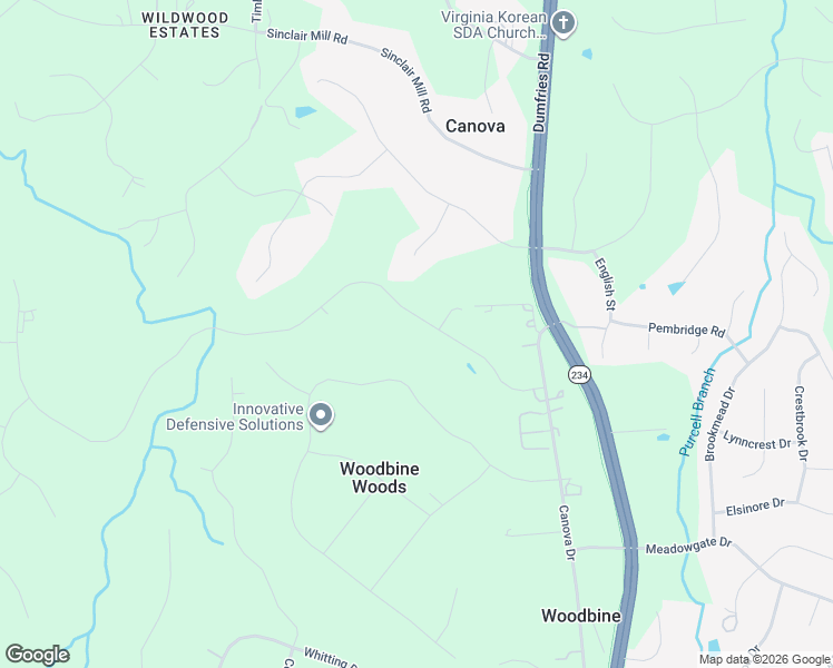 map of restaurants, bars, coffee shops, grocery stores, and more near 12838 Classic Springs Drive in Manassas