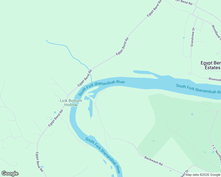 map of restaurants, bars, coffee shops, grocery stores, and more near 1173 Backwash Road in Luray