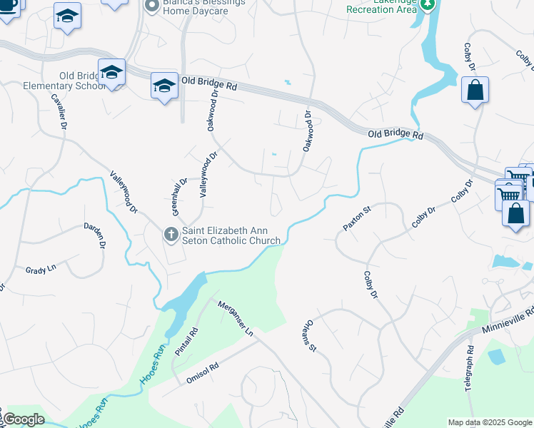 map of restaurants, bars, coffee shops, grocery stores, and more near 12682 Castile Court in Woodbridge
