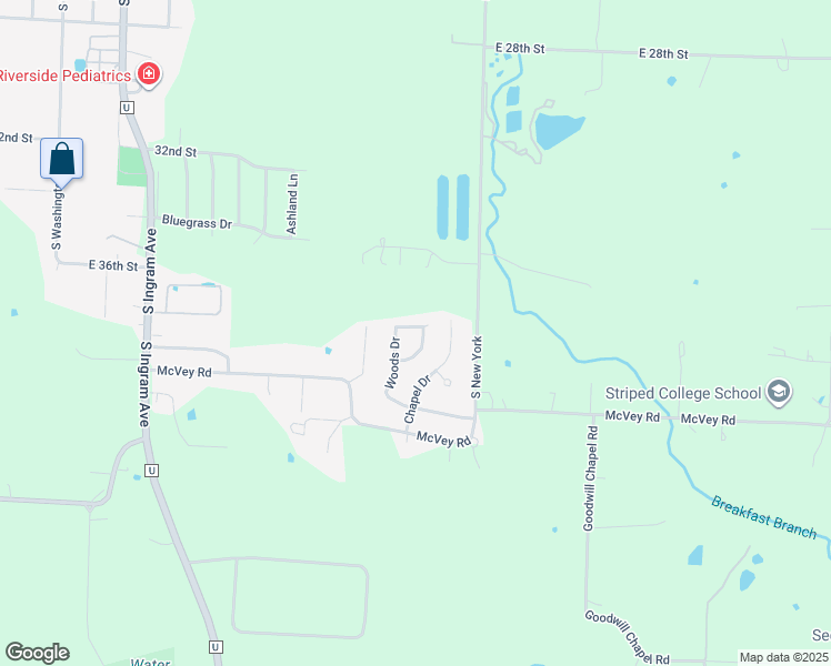 map of restaurants, bars, coffee shops, grocery stores, and more near East 37th Street in Sedalia