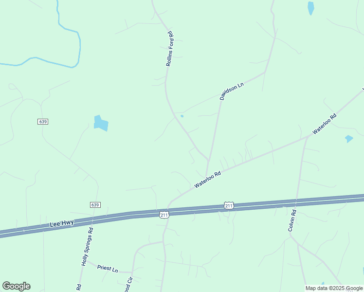 map of restaurants, bars, coffee shops, grocery stores, and more near 47 Rollins Ford Road in Amissville