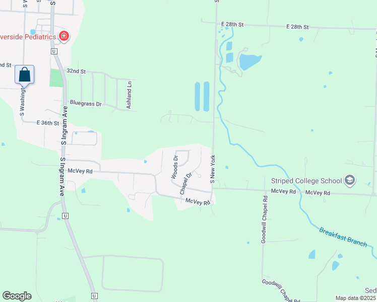 map of restaurants, bars, coffee shops, grocery stores, and more near East 37th Street in Sedalia