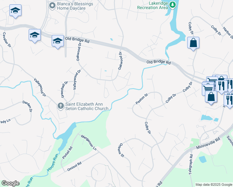 map of restaurants, bars, coffee shops, grocery stores, and more near 12678 Dulcinea Place in Woodbridge