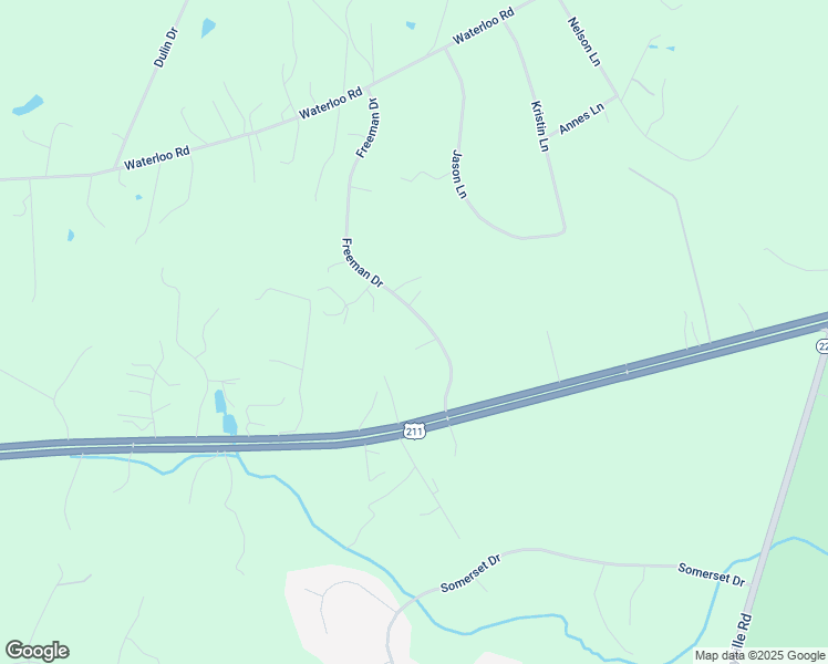map of restaurants, bars, coffee shops, grocery stores, and more near 1514 Freeman Drive in Amissville