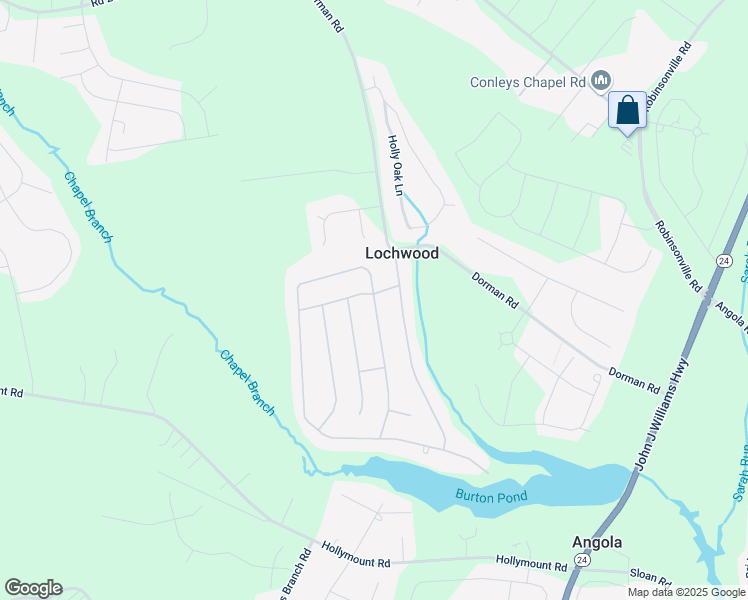 map of restaurants, bars, coffee shops, grocery stores, and more near Blackwood Drive in Sussex County