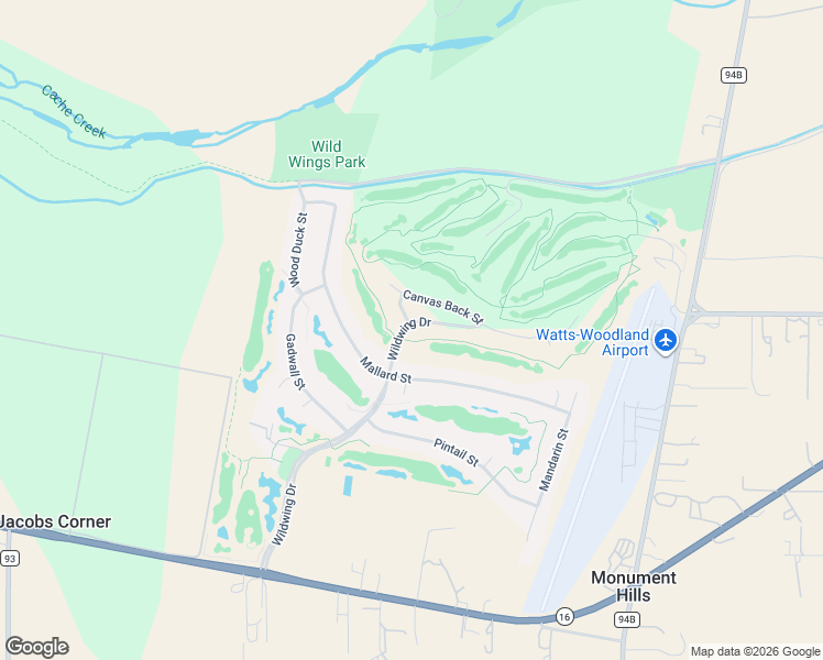 map of restaurants, bars, coffee shops, grocery stores, and more near 33441 Wildwing Drive in Woodland