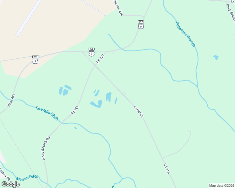 map of restaurants, bars, coffee shops, grocery stores, and more near 22542 Cedar Lane in Georgetown