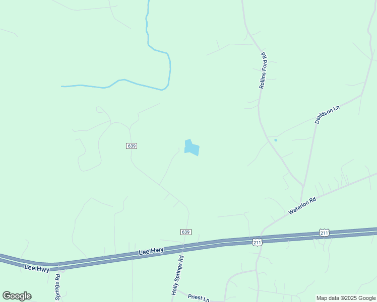 map of restaurants, bars, coffee shops, grocery stores, and more near 27 Jumping Jacks Lane in Amissville