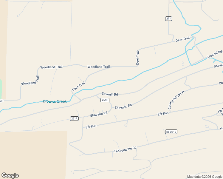 map of restaurants, bars, coffee shops, grocery stores, and more near 13650 County Road 261 in Nathrop