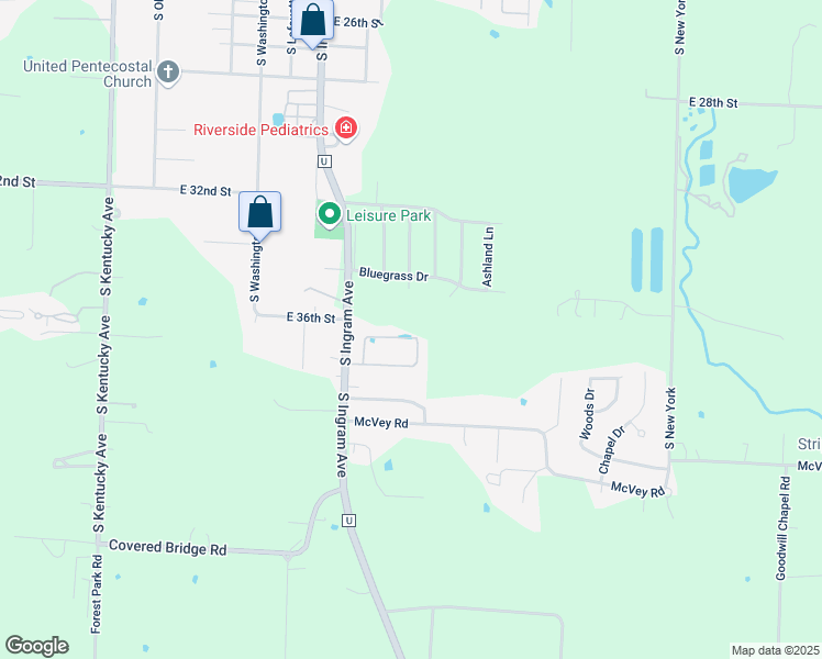 map of restaurants, bars, coffee shops, grocery stores, and more near 3615 Flat Creek Drive in Sedalia