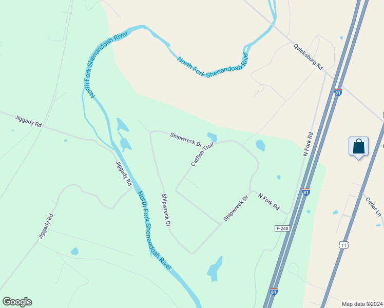 map of restaurants, bars, coffee shops, grocery stores, and more near 480 Catfish Trail in New Market