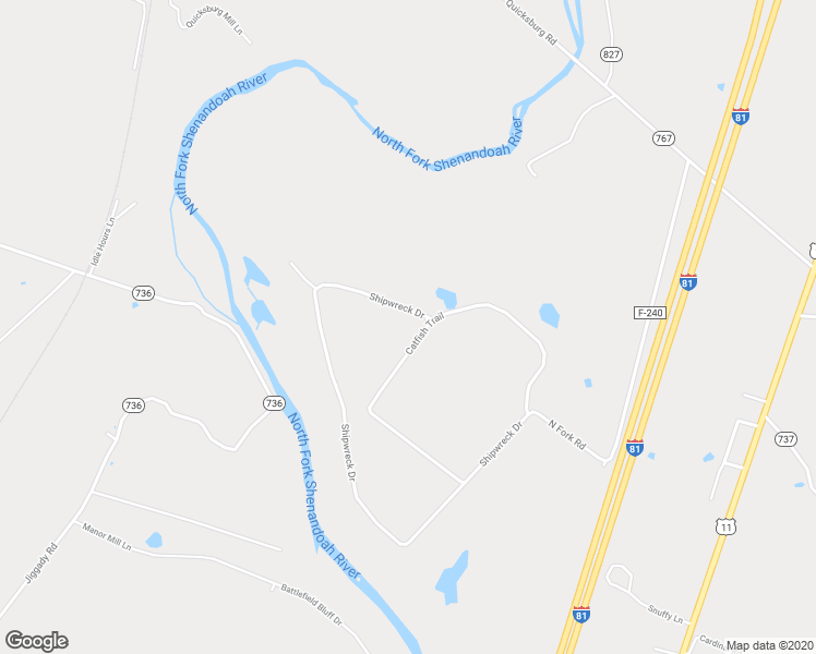 map of restaurants, bars, coffee shops, grocery stores, and more near 480 Catfish Trail in New Market