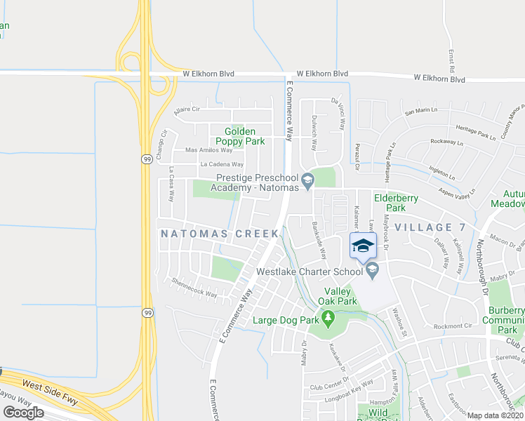 map of restaurants, bars, coffee shops, grocery stores, and more near 15 Skarda Court in Sacramento