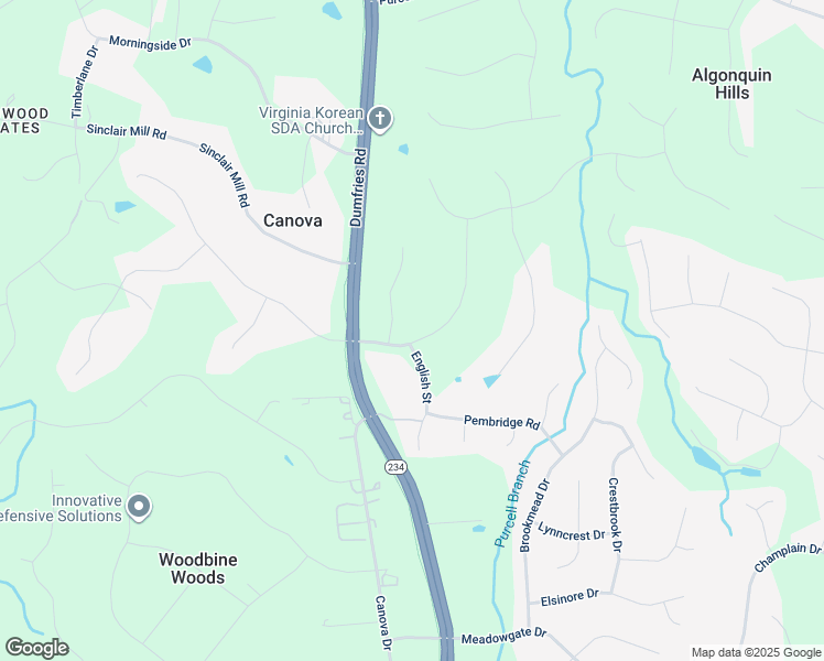 map of restaurants, bars, coffee shops, grocery stores, and more near 12688 Crossbow Drive in Manassas