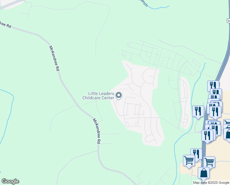 map of restaurants, bars, coffee shops, grocery stores, and more near 15309 Pocopson Creek Way in Brandywine