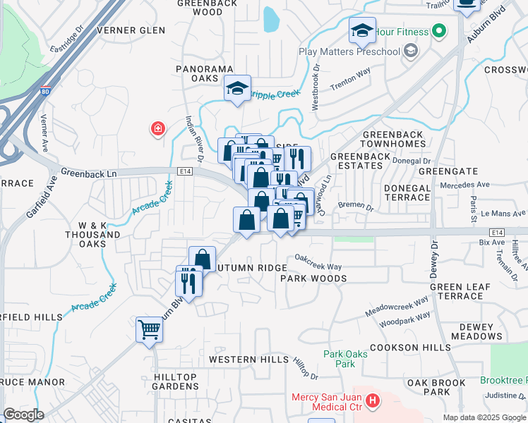 Greenback Lane & Auburn Boulevard, Citrus Heights CA Walk Score