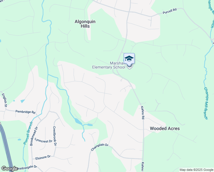 map of restaurants, bars, coffee shops, grocery stores, and more near 7252 Ridgeway Drive in Manassas