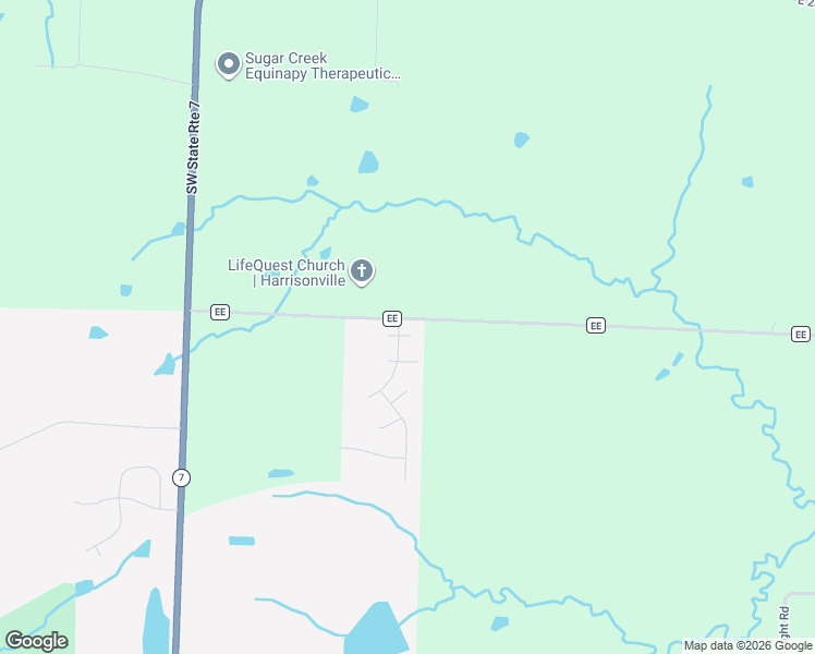 map of restaurants, bars, coffee shops, grocery stores, and more near 3109 Junction Drive in Harrisonville