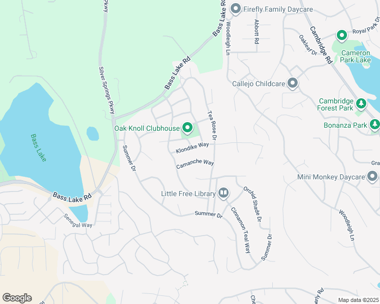 map of restaurants, bars, coffee shops, grocery stores, and more near 5032 Klondike Way in El Dorado Hills