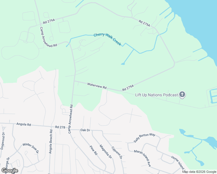 map of restaurants, bars, coffee shops, grocery stores, and more near 22498 Waterview Road in Lewes