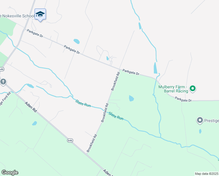 map of restaurants, bars, coffee shops, grocery stores, and more near in Nokesville