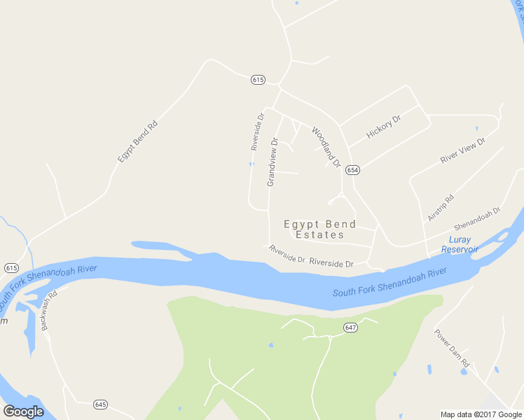 map of restaurants, bars, coffee shops, grocery stores, and more near 800 Riverside Drive in Luray