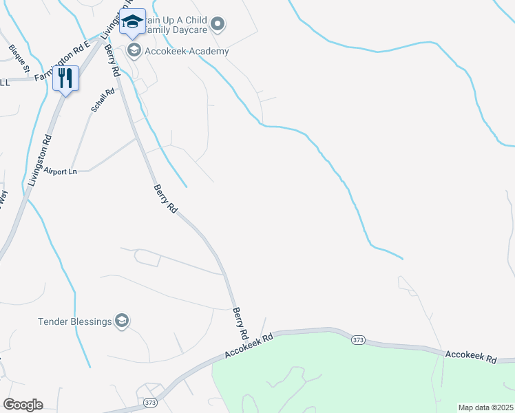 map of restaurants, bars, coffee shops, grocery stores, and more near 2013 Saint James Road in Accokeek