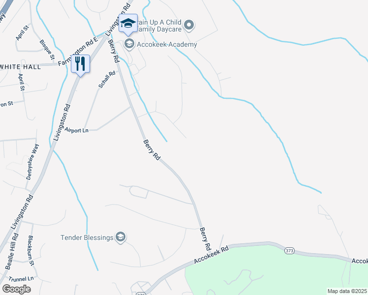 map of restaurants, bars, coffee shops, grocery stores, and more near 2024 Saint James Road in Accokeek