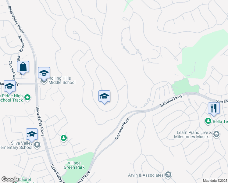 map of restaurants, bars, coffee shops, grocery stores, and more near 4732 Gresham Drive in Folsom