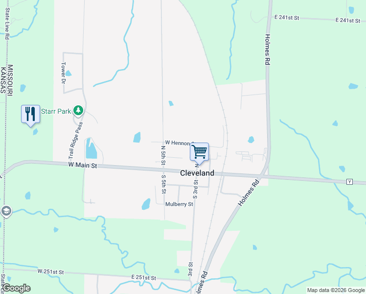 map of restaurants, bars, coffee shops, grocery stores, and more near 306 West Cleveland Avenue in Cleveland