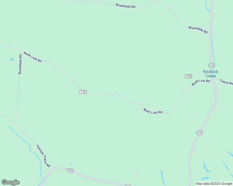 map of restaurants, bars, coffee shops, grocery stores, and more near County Road 118 in Gallia County
