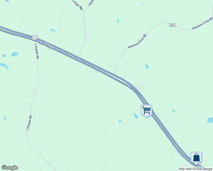 map of restaurants, bars, coffee shops, grocery stores, and more near 9 Payne Lane in Amissville