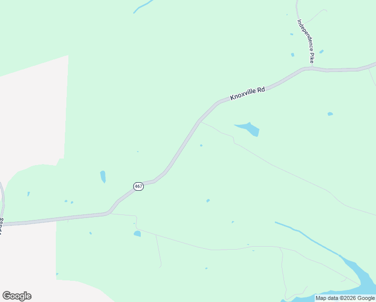 map of restaurants, bars, coffee shops, grocery stores, and more near 1360 Knoxville Road in Dry Ridge