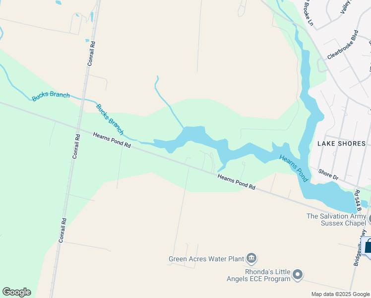 map of restaurants, bars, coffee shops, grocery stores, and more near 8101 Hearns Pond Road in Seaford