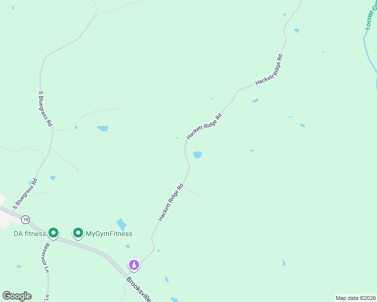 map of restaurants, bars, coffee shops, grocery stores, and more near 681 Hackett Ridge Road in Brooksville