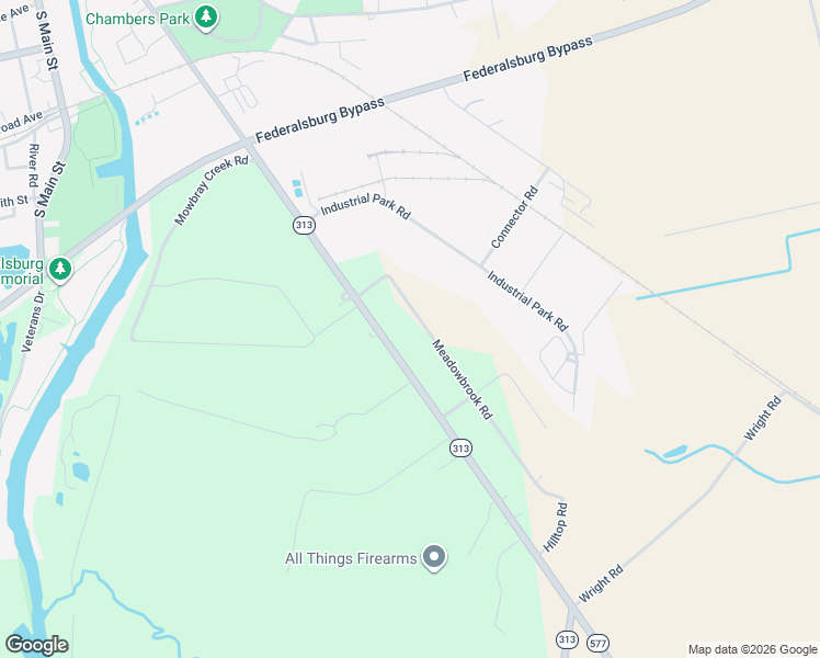 map of restaurants, bars, coffee shops, grocery stores, and more near 2802 Meadowbrook Rd in Federalsburg