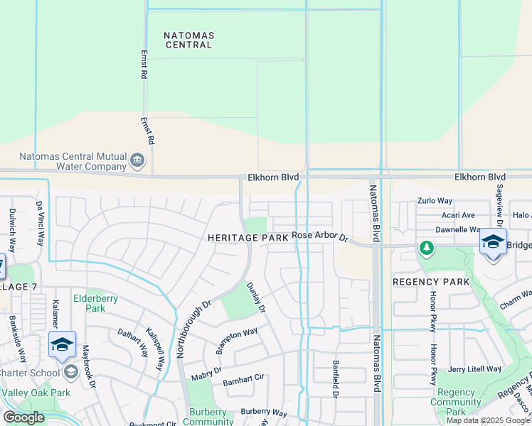 map of restaurants, bars, coffee shops, grocery stores, and more near 2378 Cotterdale Alley in Sacramento