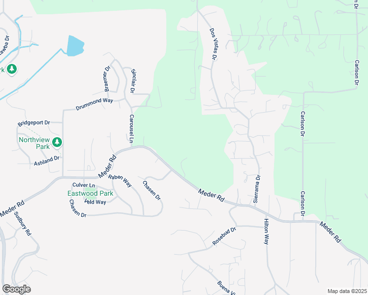 map of restaurants, bars, coffee shops, grocery stores, and more near 3381 Meder Road in Shingle Springs