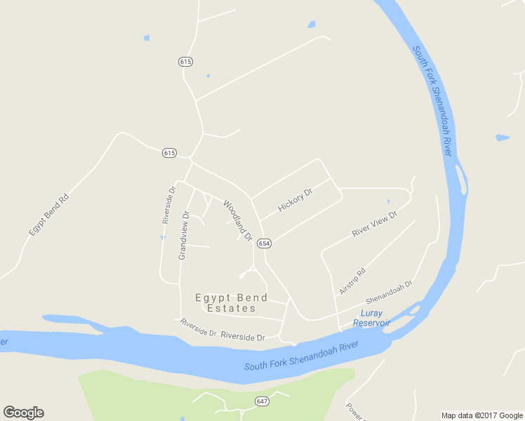 map of restaurants, bars, coffee shops, grocery stores, and more near 346 Hickory Drive in Luray