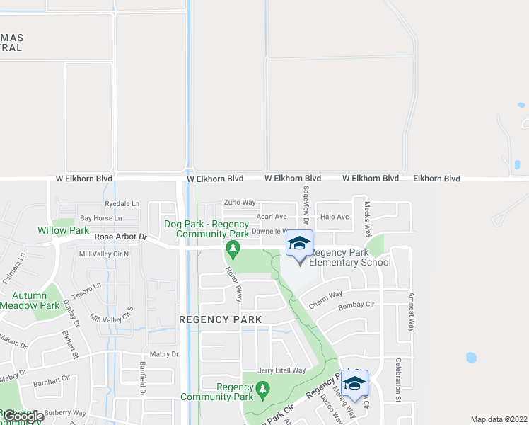 map of restaurants, bars, coffee shops, grocery stores, and more near 1861 Acari Avenue in Sacramento