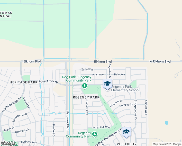 map of restaurants, bars, coffee shops, grocery stores, and more near 1887 Acari Avenue in Sacramento