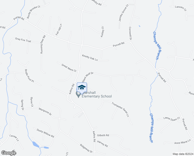 map of restaurants, bars, coffee shops, grocery stores, and more near 12437 Silent Wolf Drive in Manassas
